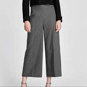 Zara grey culottes. Brand new with tags. Size L